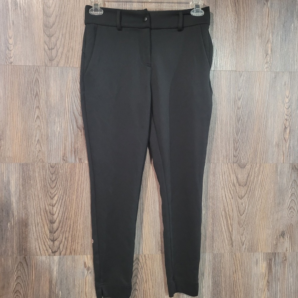 Abendroth Women's Ankle Golf Pants Size 6 x 26 Black Performance Pockets Quality